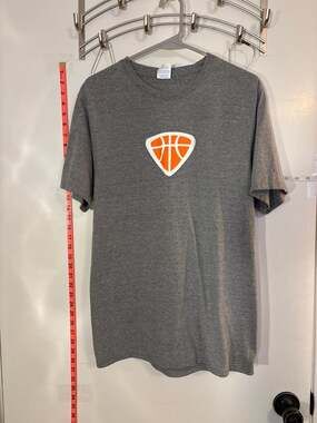 F: Port & Company Fan Favorite Basketball Shield Graphic T-Shirt